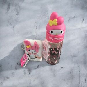 Primark MY MELODY water bottle and fluffy notebook-Retail $20